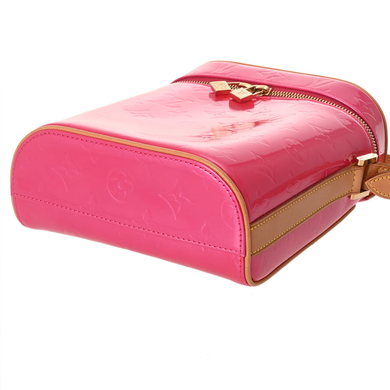 LOUIS VUITTON ルイヴィトン モノグラムヴェルニ サリバンヴェルティカル フューシャピンク M91259 レディース ヴェルニ ショルダーバッグ ABランク 中古 銀蔵