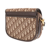 CHRISTIAN DIOR クリスチャンディオール オブリーク ボビー ミディアム ブラウン M9319UTZQ_M747 レディース ジャガード カーフ ショルダーバッグ Aランク 中古 銀蔵