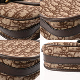 CHRISTIAN DIOR クリスチャンディオール オブリーク ボビー ミディアム ブラウン M9319UTZQ_M747 レディース ジャガード カーフ ショルダーバッグ Aランク 中古 銀蔵