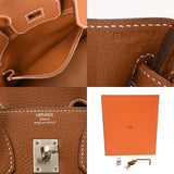 HERMES エルメス バーキン 25 ゴールド B刻印(2023年頃) レディース トゴ ハンドバッグ 未使用 銀蔵