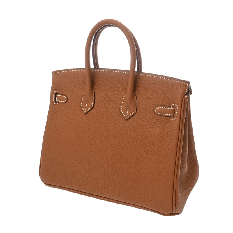 HERMES エルメス バーキン 25 ゴールド B刻印(2023年頃) レディース トゴ ハンドバッグ 未使用 銀蔵
