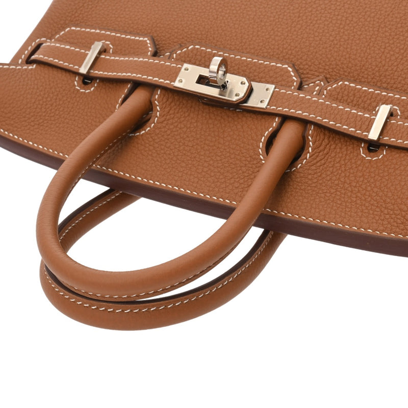 HERMES エルメス バーキン 25 ゴールド B刻印(2023年頃) レディース トゴ ハンドバッグ 未使用 銀蔵