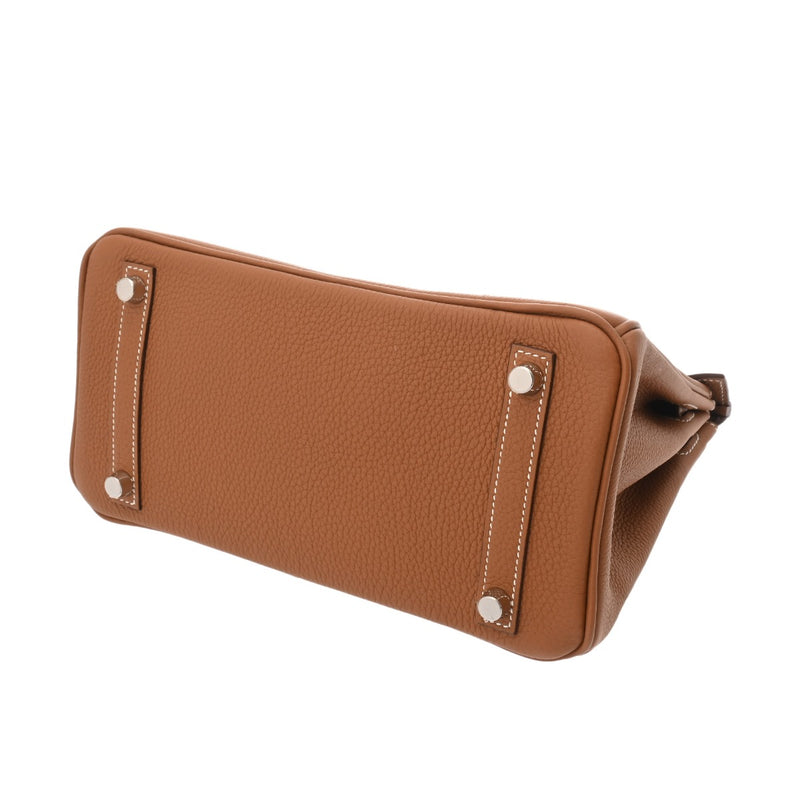 HERMES エルメス バーキン 25 ゴールド B刻印(2023年頃) レディース トゴ ハンドバッグ 未使用 銀蔵