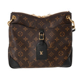 LOUIS VUITTON ルイヴィトン モノグラム オデオン NM PM ブラウン/ノワール M45353 レディース モノグラムキャンバス ショルダーバッグ Aランク 中古 銀蔵