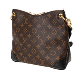 LOUIS VUITTON ルイヴィトン モノグラム オデオン NM PM ブラウン/ノワール M45353 レディース モノグラムキャンバス ショルダーバッグ Aランク 中古 銀蔵