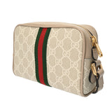 GUCCI グッチ オフィディア ミニバッグ ベージュ 517350 レディース キャンバス レザー ショルダーバッグ 新同 中古 銀蔵