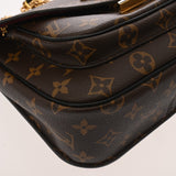 LOUIS VUITTON ルイヴィトン モノグラム パッシー ブラウン M45592 レディース モノグラムキャンバス ショルダーバッグ Aランク 中古 銀蔵