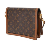 LOUIS VUITTON ルイヴィトン モノグラムリバース ドーフィーヌ MM 旧型 キャメル系/ブラウン M44391 レディース モノグラムキャンバス ショルダーバッグ Aランク 中古 銀蔵
