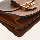 LOUIS VUITTON ルイヴィトン モノグラムリバース ドーフィーヌ MM 旧型 キャメル系/ブラウン M44391 レディース モノグラムキャンバス ショルダーバッグ Aランク 中古 銀蔵