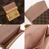 LOUIS VUITTON ルイヴィトン ダミエ ポルトフォイユ クロワゼットチェーン マグノリア N60287 レディース ダミエキャンバス ショルダーバッグ Aランク 中古 銀蔵