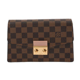 LOUIS VUITTON ルイヴィトン ダミエ ポルトフォイユ クロワゼットチェーン マグノリア N60287 レディース ダミエキャンバス ショルダーバッグ Aランク 中古 銀蔵