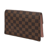 LOUIS VUITTON ルイヴィトン ダミエ ポルトフォイユ クロワゼットチェーン マグノリア N60287 レディース ダミエキャンバス ショルダーバッグ Aランク 中古 銀蔵