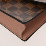 LOUIS VUITTON ルイヴィトン ダミエ ポルトフォイユ クロワゼットチェーン マグノリア N60287 レディース ダミエキャンバス ショルダーバッグ Aランク 中古 銀蔵