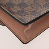 LOUIS VUITTON ルイヴィトン ダミエ ポルトフォイユ クロワゼットチェーン マグノリア N60287 レディース ダミエキャンバス ショルダーバッグ Aランク 中古 銀蔵