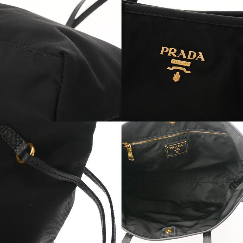 PRADA プラダ トートバッグ ブラック BR4001 ユニセックス ナイロン トートバッグ Aランク 中古 銀蔵