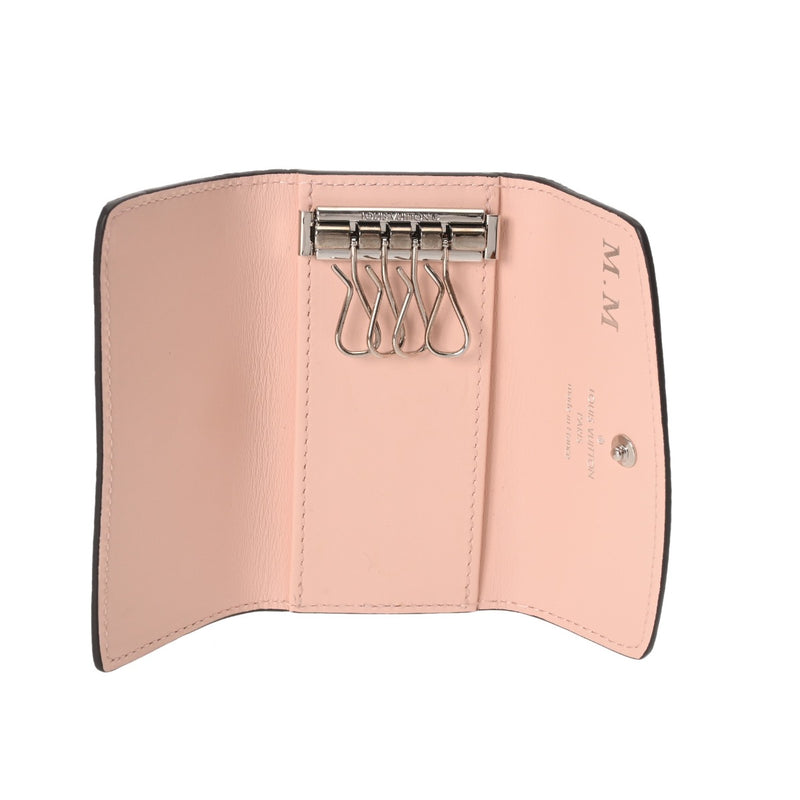 LOUIS VUITTON ルイヴィトン モノグラムマヒナ マヒナ４連キーケース ジャスミンピンク M82760 レディース マヒナレザー キーケース Aランク 中古 銀蔵