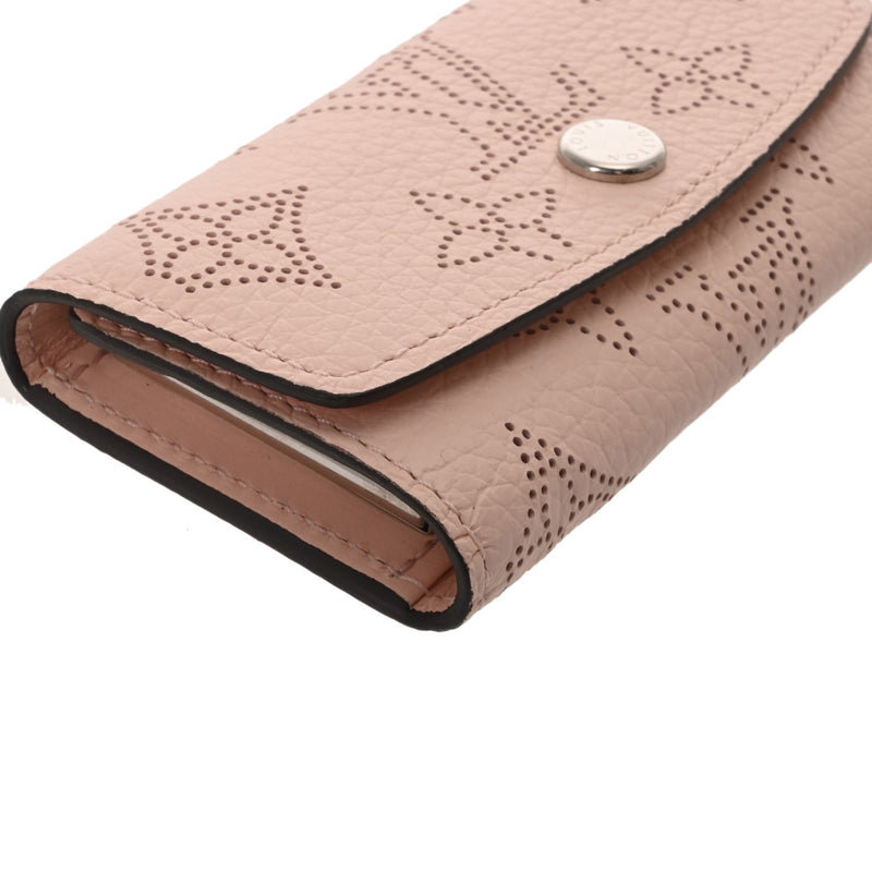 LOUIS VUITTON ルイヴィトン モノグラムマヒナ マヒナ４連キーケース ジャスミンピンク M82760 レディース マヒナレザー キーケース Aランク 中古 銀蔵