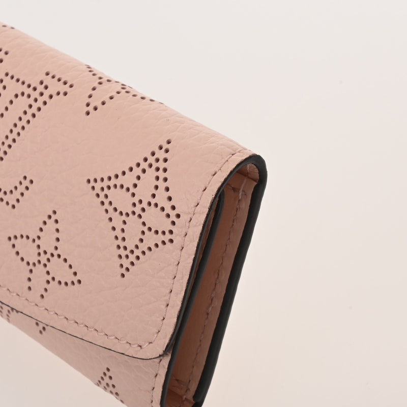 LOUIS VUITTON ルイヴィトン モノグラムマヒナ マヒナ４連キーケース ジャスミンピンク M82760 レディース マヒナレザー キーケース Aランク 中古 銀蔵