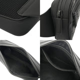 GUCCI グッチ GG柄 ベルトバッグ ブラック 771422 メンズ レザー GGラバーエフェクト ボディバッグ 新同 中古 銀蔵