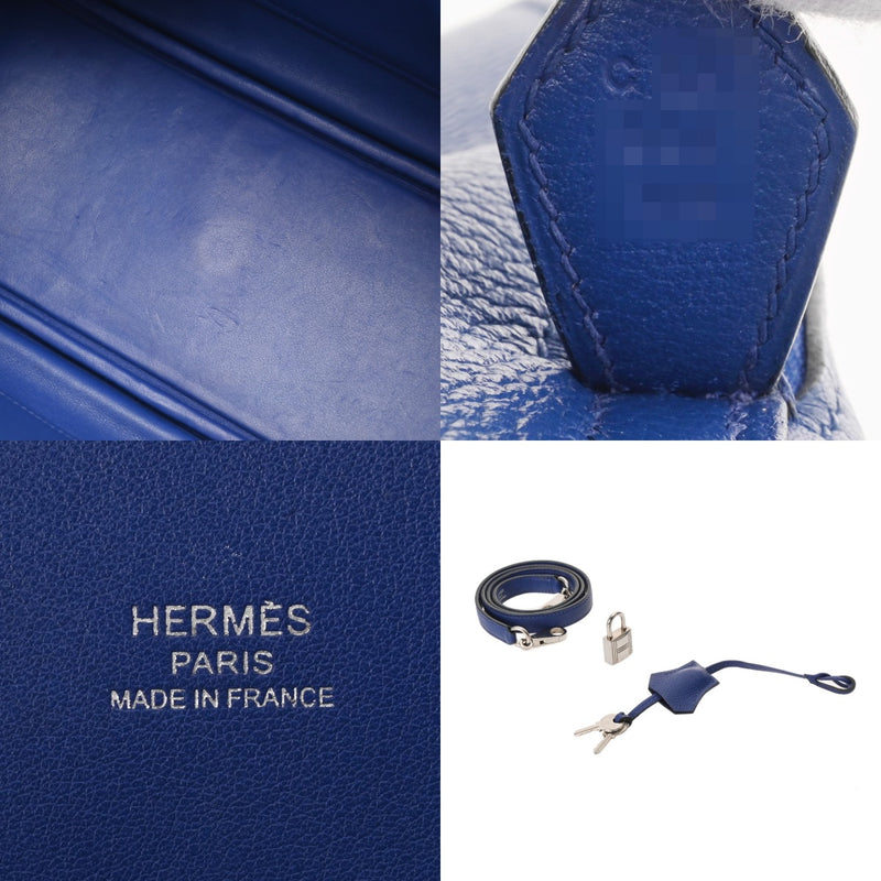 HERMES エルメス ボリード 1923 30 ブルーサフィール C刻印(2018年頃) レディース トリヨンビーヨ ハンドバッグ ABランク 中古 銀蔵