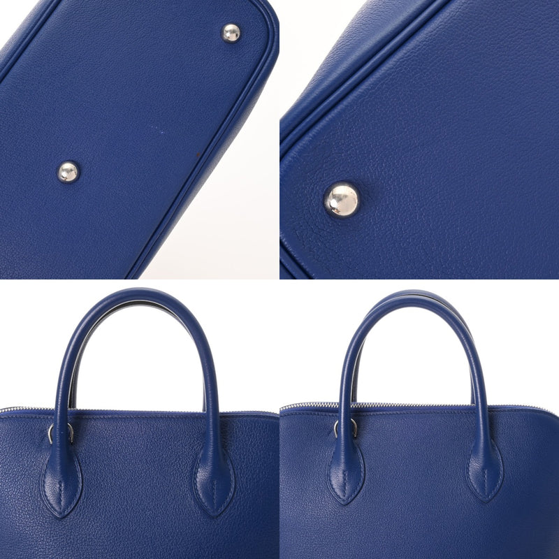 HERMES エルメス ボリード 1923 30 ブルーサフィール C刻印(2018年頃) レディース トリヨンビーヨ ハンドバッグ ABランク 中古 銀蔵