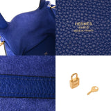HERMES エルメス ピコタン ロックPM ブルーエレクトリック D刻印(2019年頃) レディース トリヨンクレマンス ハンドバッグ ABランク 中古 銀蔵