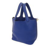 HERMES エルメス ピコタン ロックPM ブルーエレクトリック D刻印(2019年頃) レディース トリヨンクレマンス ハンドバッグ ABランク 中古 銀蔵