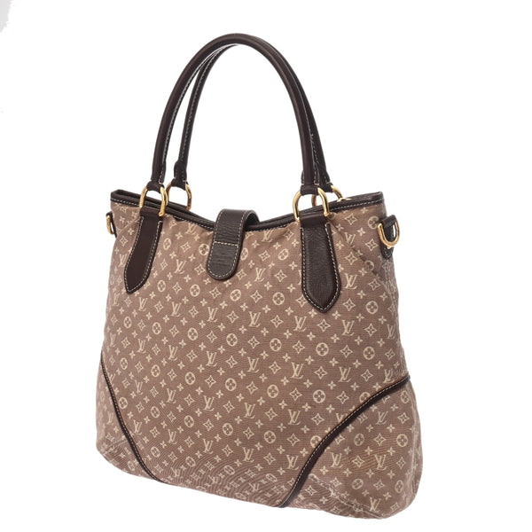 LOUIS VUITTON ルイヴィトン モノグラム イディール エレジー セピア M56698 レディース キャンバス/レザー 2WAYバッグ ABランク 中古 銀蔵