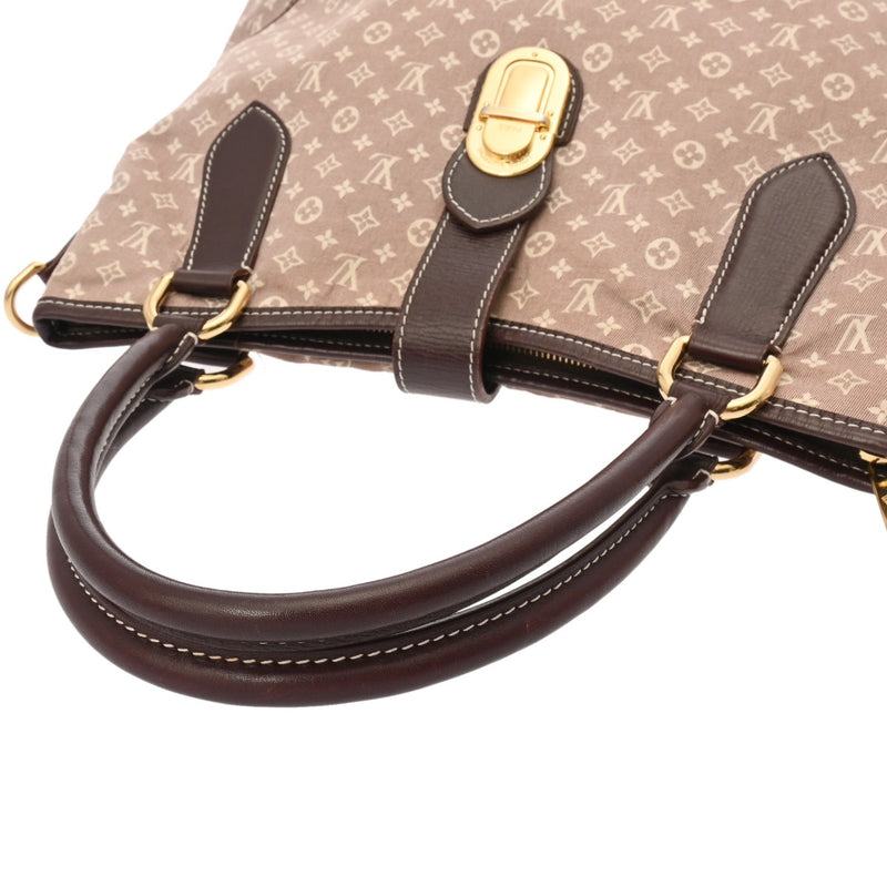 LOUIS VUITTON ルイヴィトン モノグラム イディール エレジー セピア M56698 レディース キャンバス/レザー 2WAYバッグ ABランク 中古 銀蔵