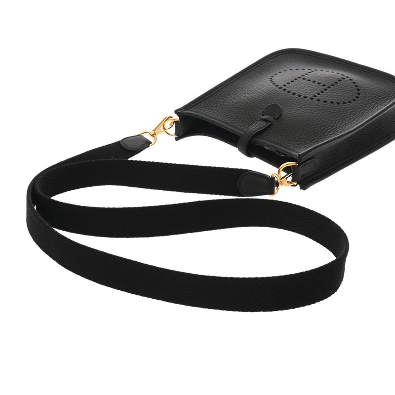 HERMES エルメス エブリン エヴリン TPM ブラック W刻印(2024年頃) レディース トリヨンクレマンス ショルダーバッグ 未使用 銀蔵