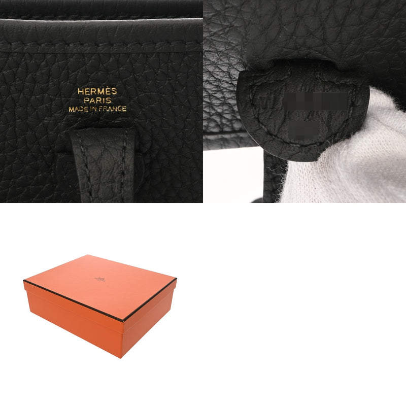 HERMES エルメス エブリン エヴリン TPM ブラック W刻印(2024年頃) レディース トリヨンクレマンス ショルダーバッグ 未使用 銀蔵