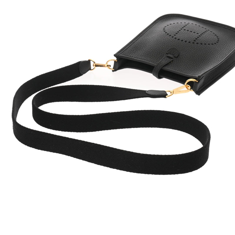 HERMES エルメス エブリン エヴリン TPM ブラック W刻印(2024年頃) レディース トリヨンクレマンス ショルダーバッグ 未使用 銀蔵