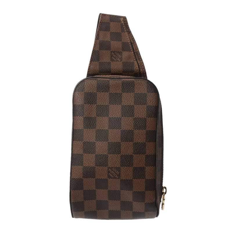 LOUIS VUITTON ルイヴィトン ダミエ ジェロニモス ブラウン N51994 メンズ ダミエキャンバス ボディバッグ ABランク 中古 銀蔵