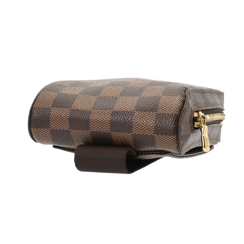 LOUIS VUITTON ルイヴィトン ダミエ ジェロニモス ブラウン N51994 メンズ ダミエキャンバス ボディバッグ ABランク 中古 銀蔵