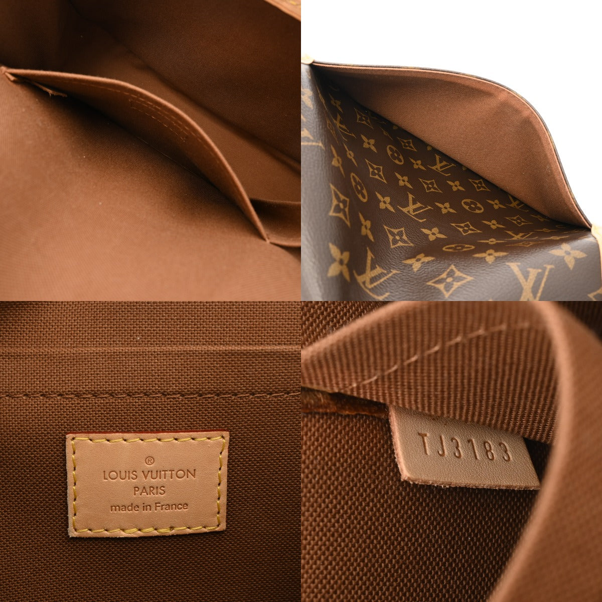 LOUIS VUITTON ルイヴィトン モノグラム ソローニュ ブラウン M42250 