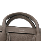 CELINE セリーヌ ラゲージ ナノ 2WAY スリ 189243 レディース ドラムドカーフ ハンドバッグ ABランク 中古 銀蔵