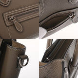 CELINE セリーヌ ラゲージ ナノ 2WAY スリ 189243 レディース ドラムドカーフ ハンドバッグ ABランク 中古 銀蔵