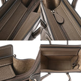 CELINE セリーヌ ラゲージ ナノ 2WAY スリ 189243 レディース ドラムドカーフ ハンドバッグ ABランク 中古 銀蔵