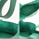 HERMES エルメス ピコタンロック MM ヴェールジェイド U刻印(2022年頃) レディース トリヨンモーリス ハンドバッグ ABランク 中古 銀蔵