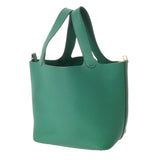 HERMES エルメス ピコタンロック MM ヴェールジェイド U刻印(2022年頃) レディース トリヨンモーリス ハンドバッグ ABランク 中古 銀蔵