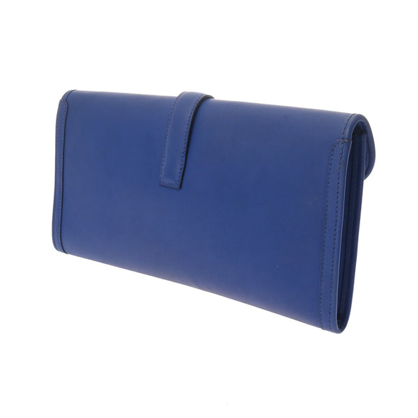 HERMES エルメス ジジェ エラン ブルーサフィール X刻印(2016年頃) ユニセックス ヴォースイフト クラッチバッグ ABランク 中古 銀蔵