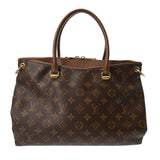 LOUIS VUITTON ルイヴィトン モノグラム パラス MM ブラウン M41598 レディース モノグラムキャンバス ハンドバッグ ABランク 中古 銀蔵