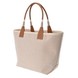 HERMES エルメス スティープル 28 エクリュ/ゴールド B刻印(2023年頃) レディース トワル/スイフト ハンドバッグ 新同 中古 銀蔵