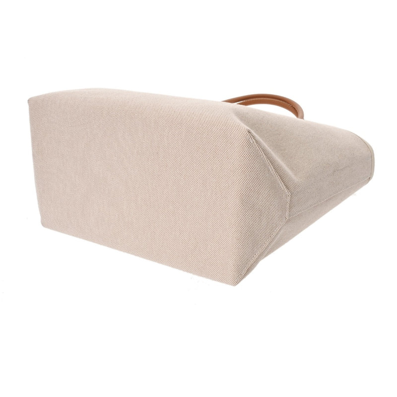 HERMES エルメス スティープル 28 エクリュ/ゴールド B刻印(2023年頃) レディース トワル/スイフト ハンドバッグ 新同 中古 銀蔵