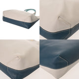 HERMES エルメス ドゥブルセンストート 45 ブルーアトール/パールグレー/マラカイト A刻印(2017年頃) レディース トリヨンクレマンス トートバッグ ABランク 中古 銀蔵