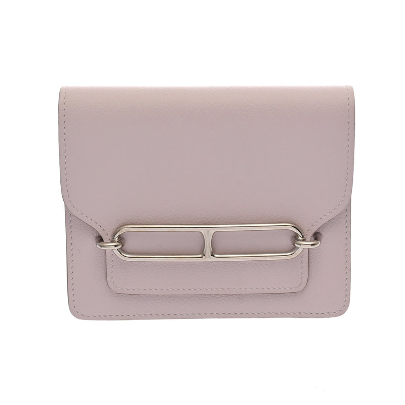 HERMES エルメス ルリ スリムウォレット モーヴペール B刻印(2023年頃) ユニセックス エバーカラー 二つ折り財布 Aランク 中古 銀蔵