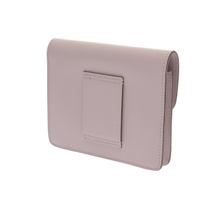 HERMES エルメス ルリ スリムウォレット モーヴペール B刻印(2023年頃) ユニセックス エバーカラー 二つ折り財布 Aランク 中古 銀蔵