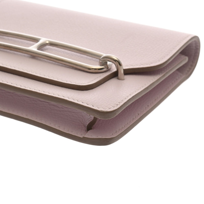 HERMES エルメス ルリ スリムウォレット モーヴペール B刻印(2023年頃) ユニセックス エバーカラー 二つ折り財布 Aランク 中古 銀蔵