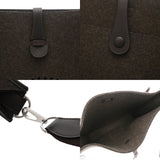 HERMES エルメス エブリン 3 PM グリモワイヤン ショコラ Z刻印(2021年頃) レディース フェルト スイフト ショルダーバッグ Aランク 中古 銀蔵