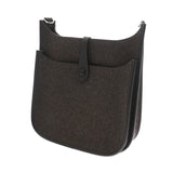 HERMES エルメス エブリン 3 PM グリモワイヤン ショコラ Z刻印(2021年頃) レディース フェルト スイフト ショルダーバッグ Aランク 中古 銀蔵